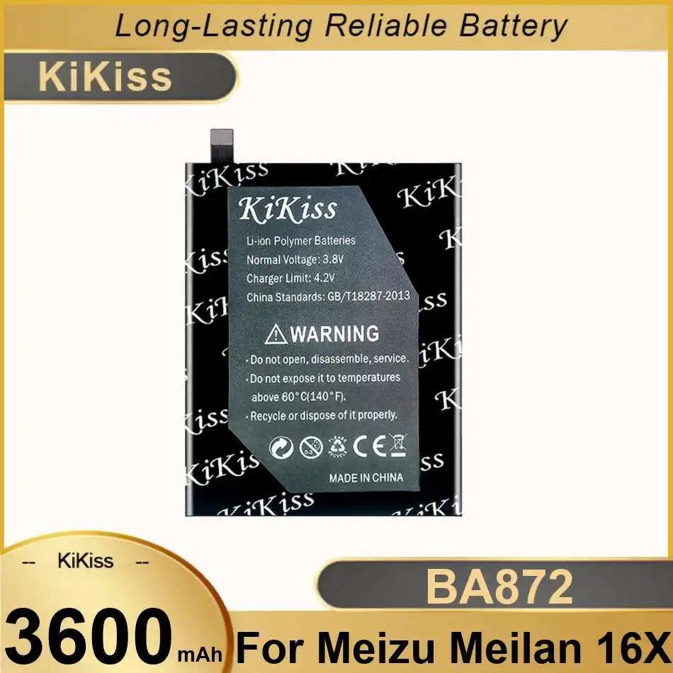 

3600Mah For Meizu Meilan 16X Long Lasting BA872 Mobile Phone Battery
