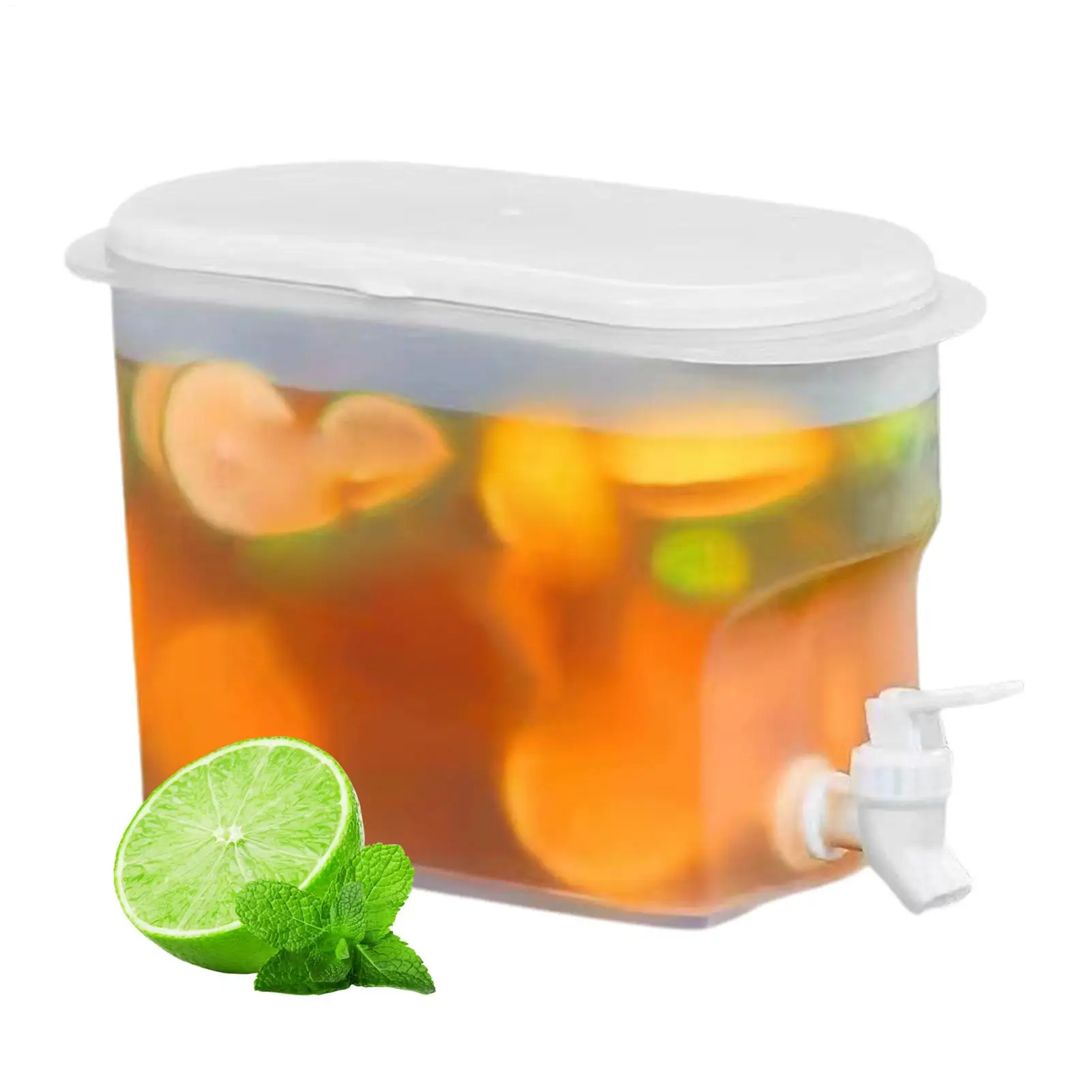 2.8L سعة كبيرة غلاية باردة مع صنبور في الثلاجة أباريق المياه إبريق شاي الفواكه عصير الليمون دلو إبريق الماء البارد عصير الليمون #3