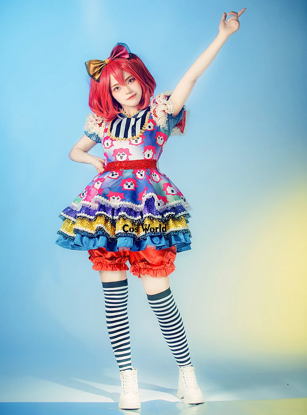 Love Live Sunshine Aqours Kurosawa Ruby AAO Dress Outfit Anime Cosplay Costumes image 2