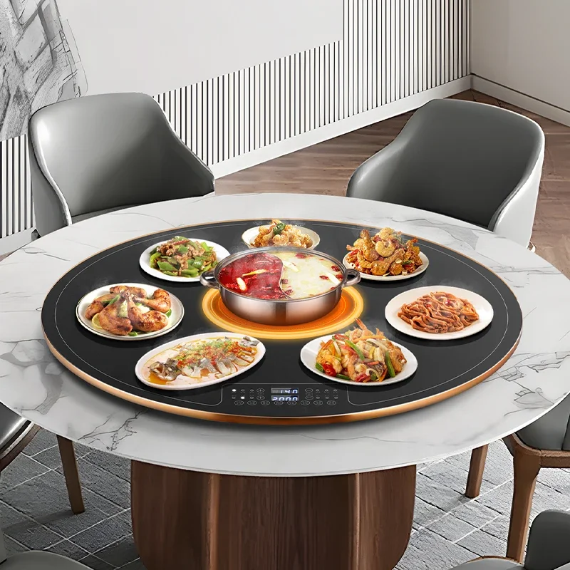 Intelligent Kitchen Control Electric Plate Coil Ceramic Glass Surface Adjustable Temperature Energy Efficient Class 2000W Home