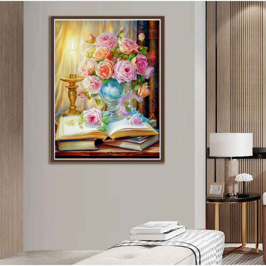 Classical Elegance Cross Embroidery DIY Kit New Fashionable 11CT Cloth Embroidery Printed Fabric Set Handicraft Work Decorative