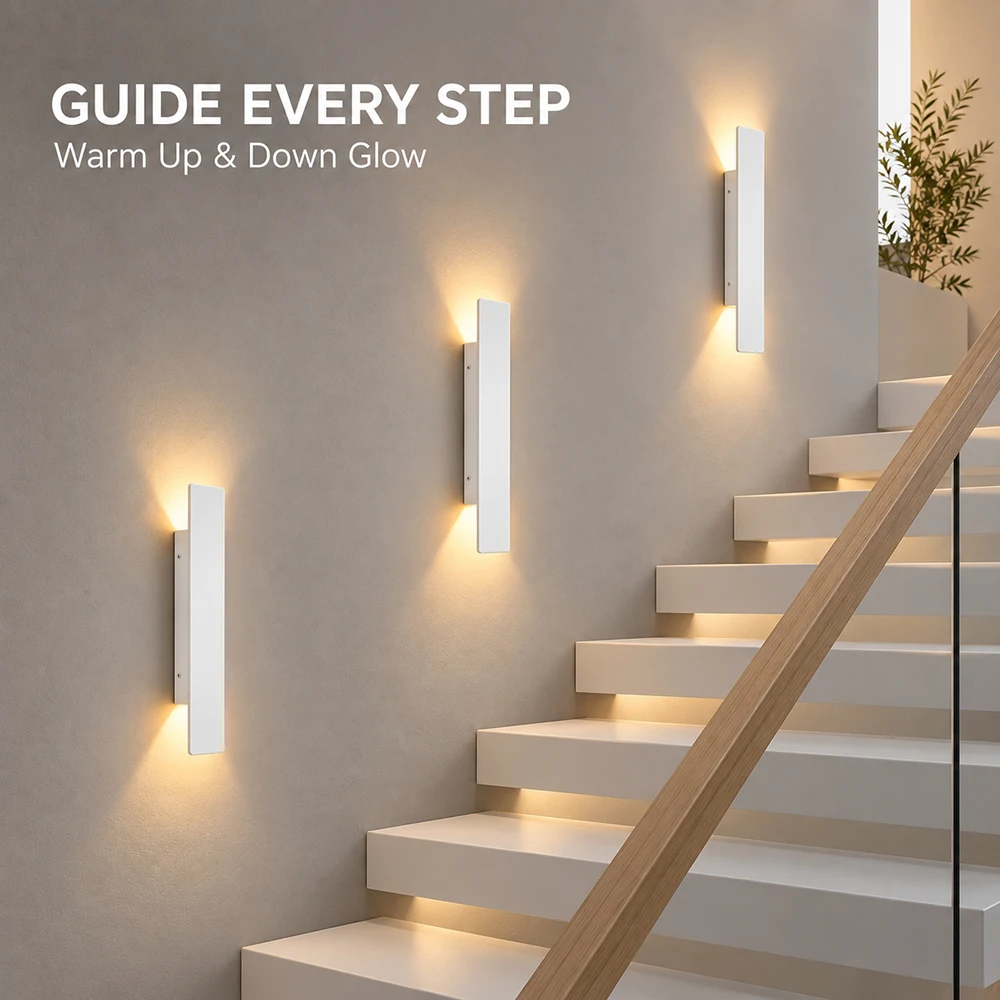 Decor Lighting Cy - Nowoczesna, minimalistyczna lampa ścienna LED do