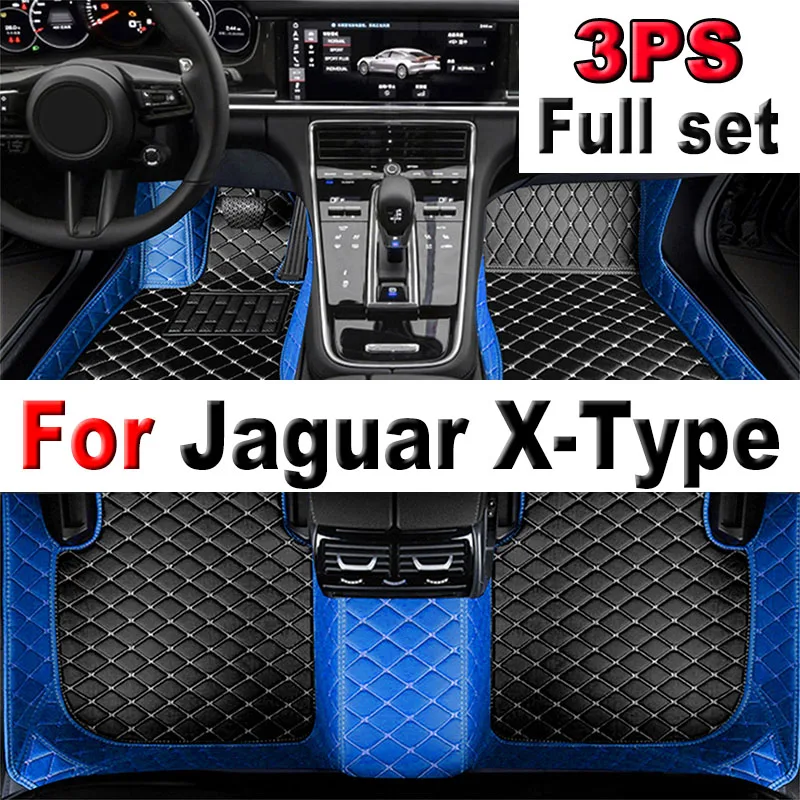 

Car Floor Mats For Jaguar X-Type XTYPE X TYPE 2002~2009 Rug Leather Mat Set Anti Dirty Pads Car Accessories Interior Parts 2003