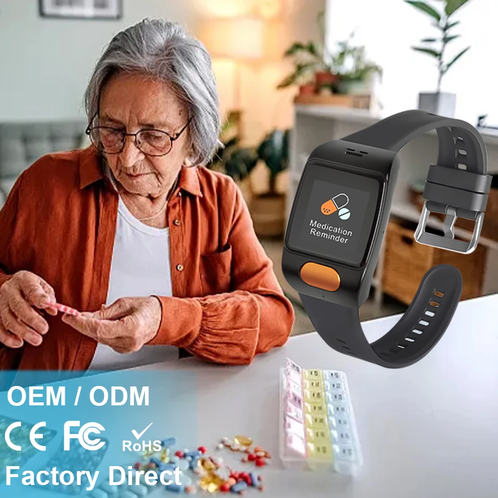 new L20Pro Top Real-Time GPS SOS Watch for Elderly with Beidou & Beacon Senior Fall Detection Watch 4G & Wi-Fi Call Watch
