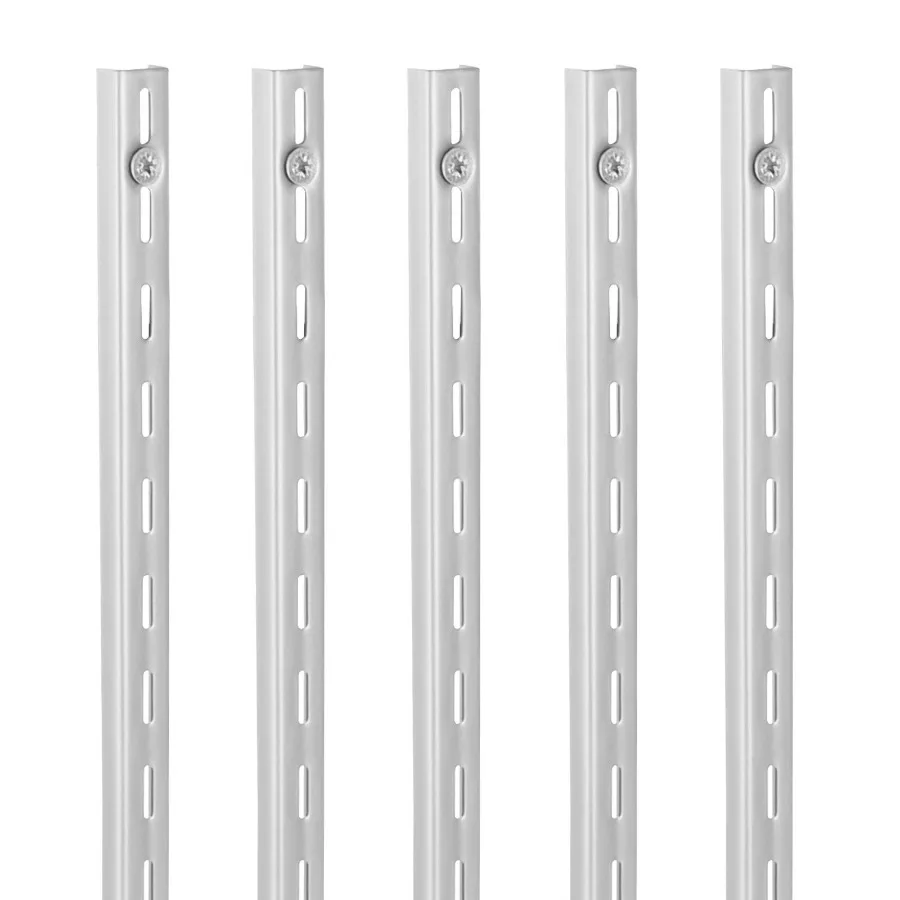 

Shelf Track 39inch 10 Pack Adjustable Steel Wall Mounted Shelf Pilaster