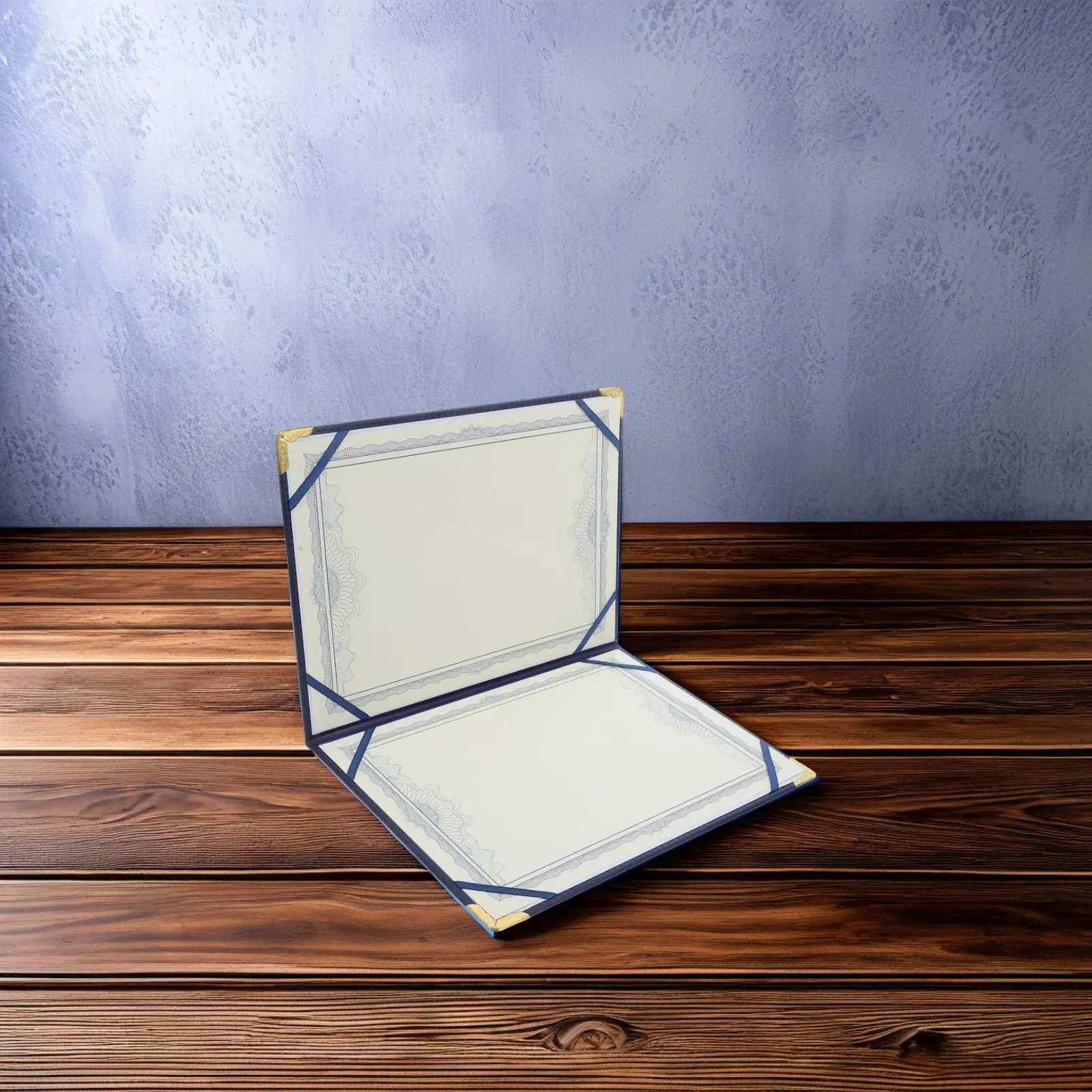 인증서 커버 홀더 PU 문서 디플로마 졸업 프레임 쉘 보호 봉투 경량 휴대용 스토리지