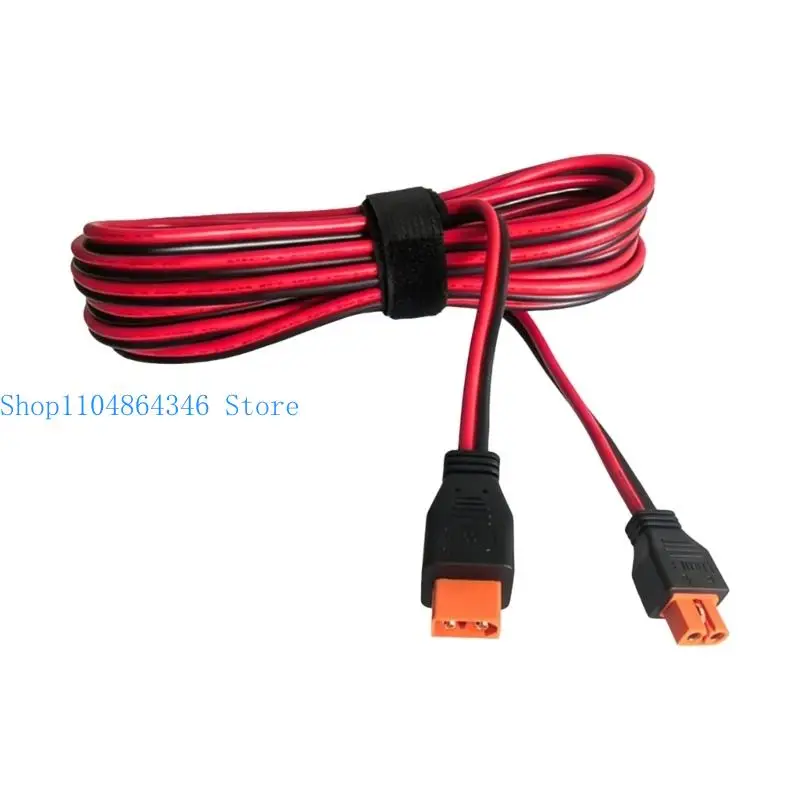 652F XT60i Extension Wire with Molded Housing for Solar Cable Routing