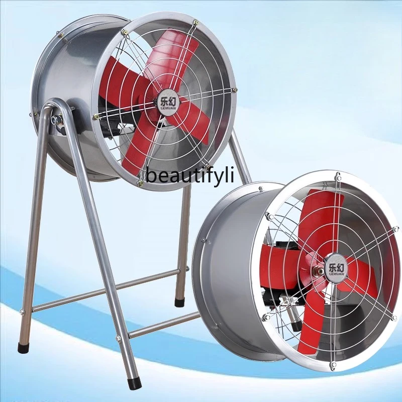 

Industrial Fan Powerful High Power Factory Workshop Electric Fan Farmhouse Floor Standing Large Wind Power Cylinder Fan