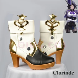 Clorinde Cosplay Shoes Anime Chinese Style Halloween Role Playing Props for Genshin Impact Women Game