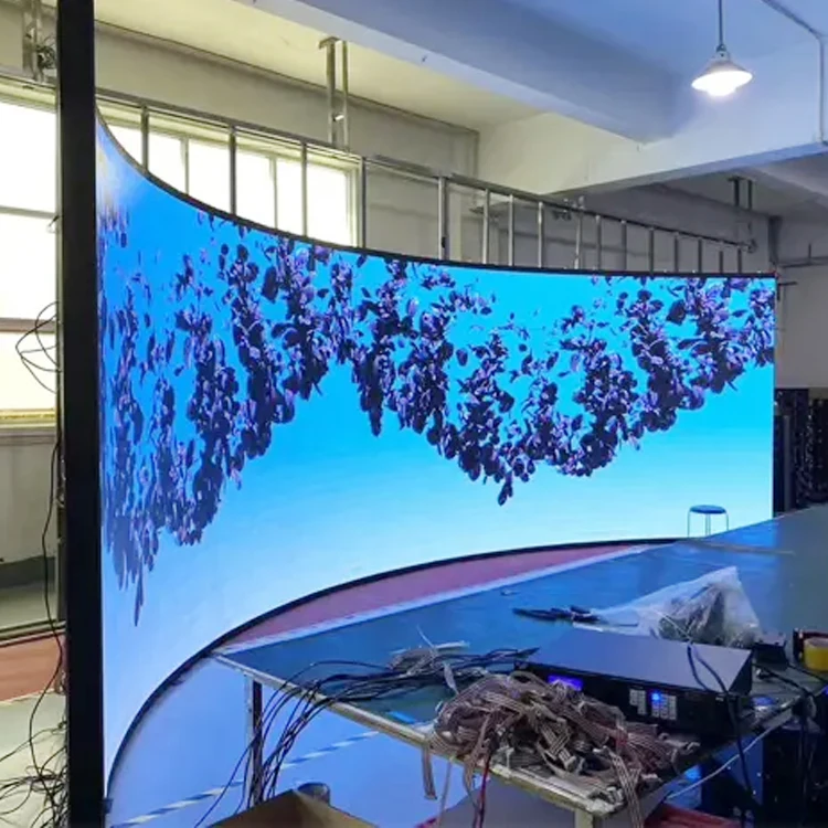 Flexible LED Display Film Screen Video Wall Soft Adhesive LED Flexible Screen for Glass Window Door Railing