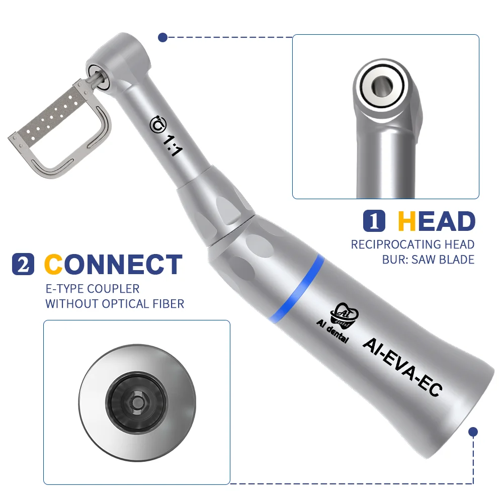 EVA-ERS/ECS Orthodontic Kit 4:1/1:1 Contra Angle Handpiece IPR System Vertical Reciprocating For Eva Tips interproximal Strip