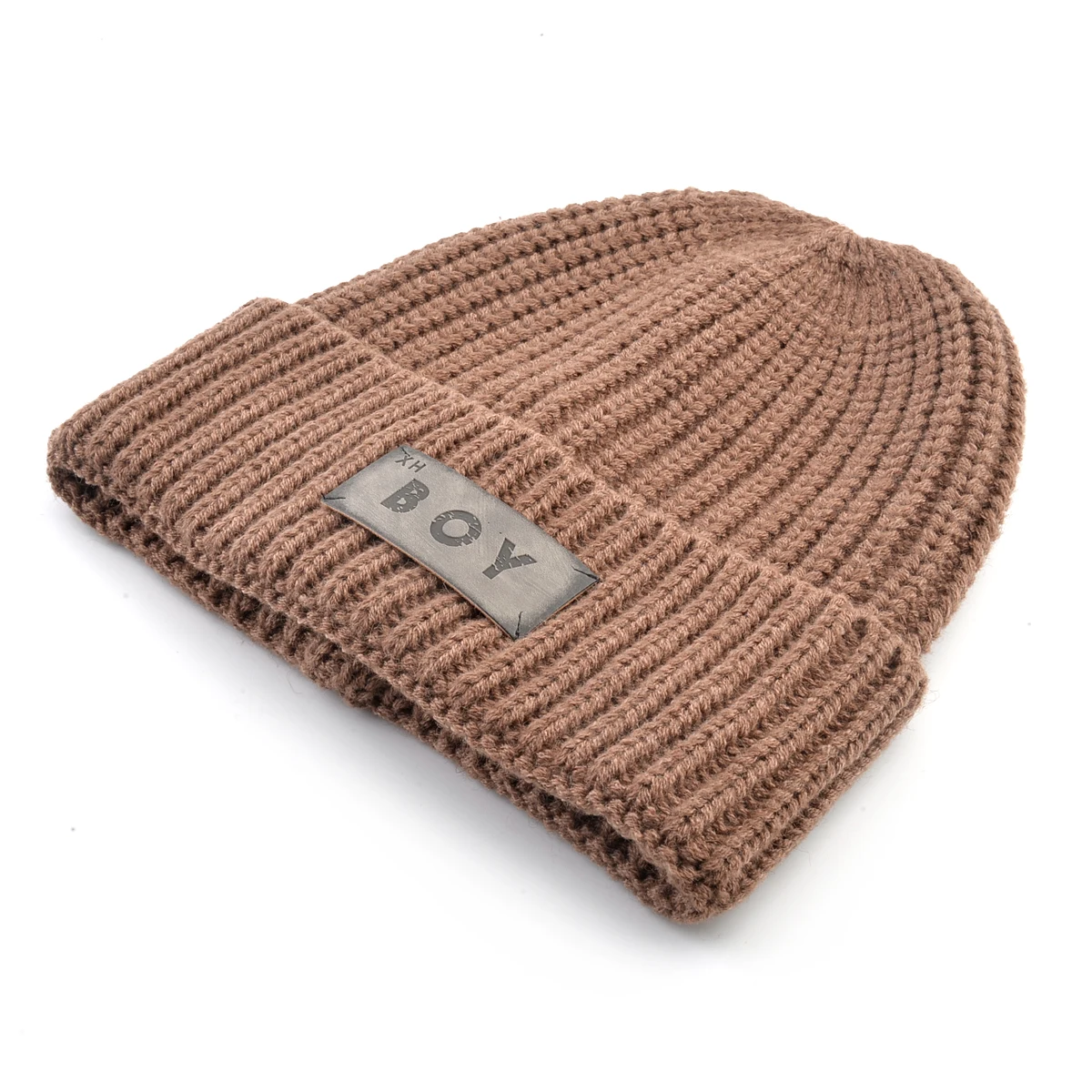 KKISSBAOBEI Winter Beanie Men Knitted Warm Hat Outdoor Casual Skullies Beanies Thick Double Layers Hat Fashion Beanie