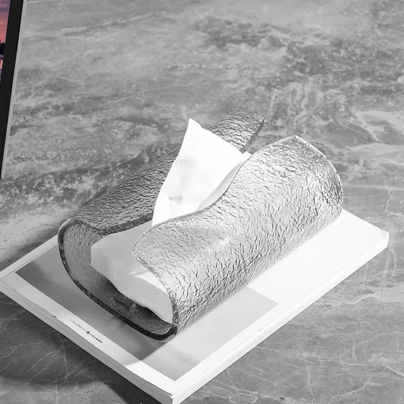 Modern minimalist art creative pumping carton living room dining table dining table creative tissue box ornament