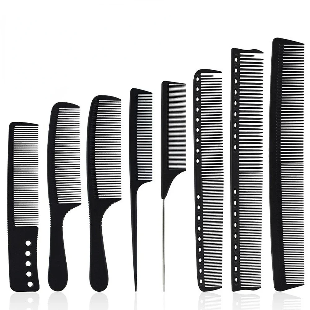 Stylist Anti-static Hairdressing Combs,Multifunctional Hair Design Hair Detangler Comb Makeup Barber Haircare Styling Tool Set