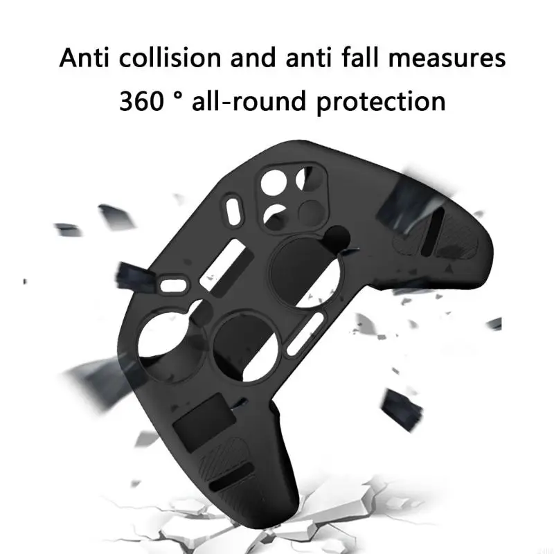 Penutup silikon untuk 4 Game Controller Housing Housing Scratchproof Skin Shell 24BB