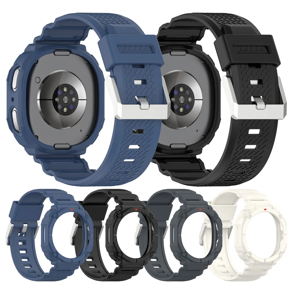 TPU Strap Case For Samsung Galaxy Watch 9 8 40mm 44mm One piece watch Band Protect Cover Bracelet Wristband