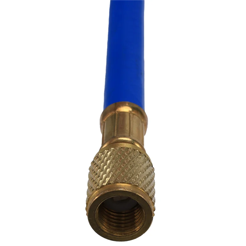 Inyector de tinte para aire acondicionado de coche, inyección de aceite R12, R134A, R22, tubo de relleno de refrigerante líquido puro de 2 onzas, azul