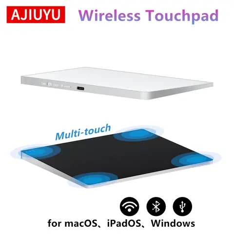 iMac Mac mini Studio MacBook Pro Air MacOS Vision iPadOS BT 및 2.4G 및 USB-C 유선 Windows PC용 매직 트랙패드 무선 터치패드