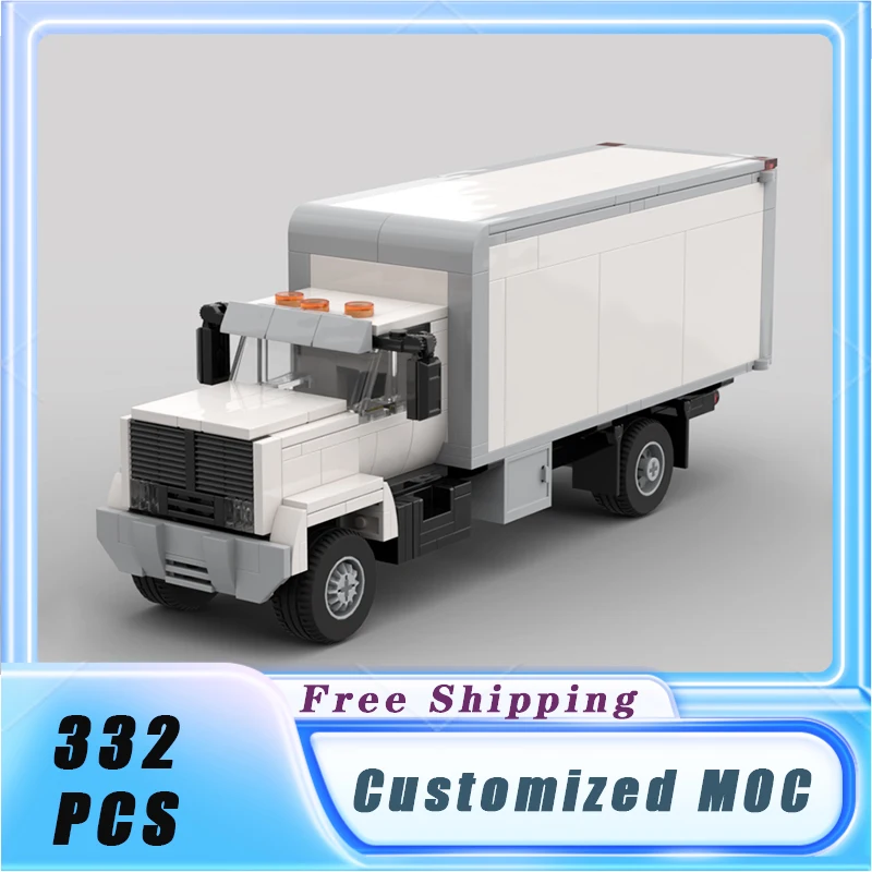 

Classical City Vehicles MOC C70 Boxtruck Building Blocks Model Bricks Sets Assemble Display Children's Toys Gifts 332PCS