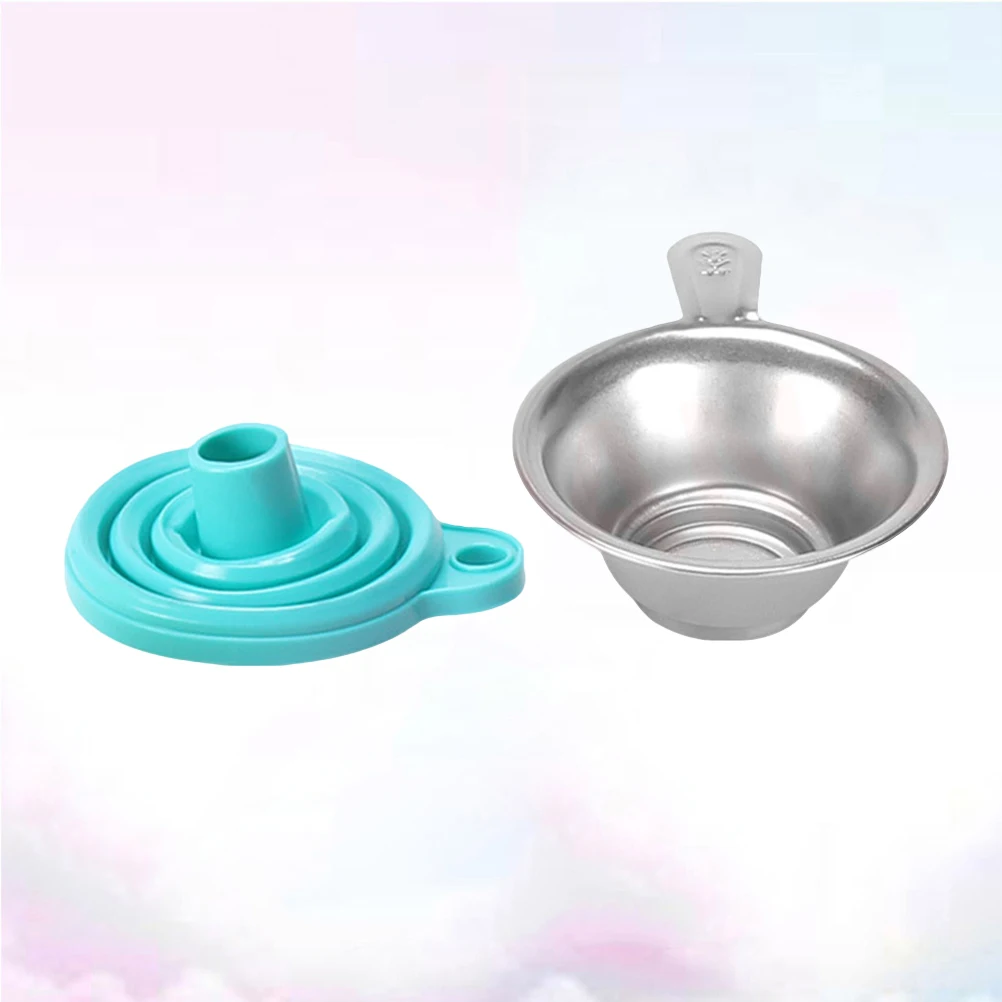 

1 Resin Transferring Funnel Set Silicone Foldable Funnel Metal Funnel for DLP SLA UV Photocuring 3D Printer Part (Random Co
