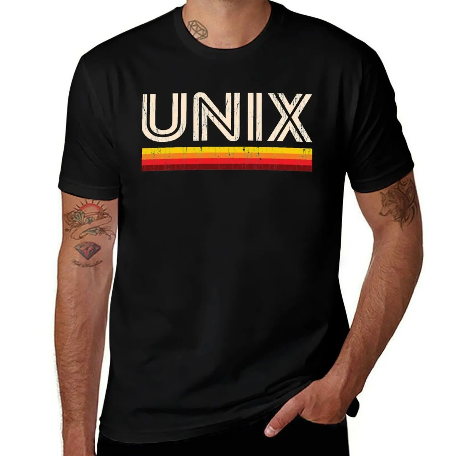 

UNIX T-Shirt man t shirts for men t shirt man cotton t shirts for man graphic tees T-shirt