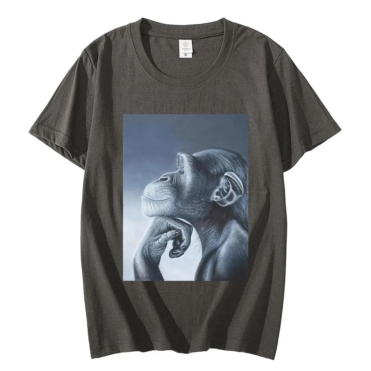 مضحك الغضب الطعم القرد ميمي تي شيرت موضة خمر تي شيرتات قصيرة الاكمام الرجال النساء ملابس الصيف عالية الجودة القطن تي شيرت