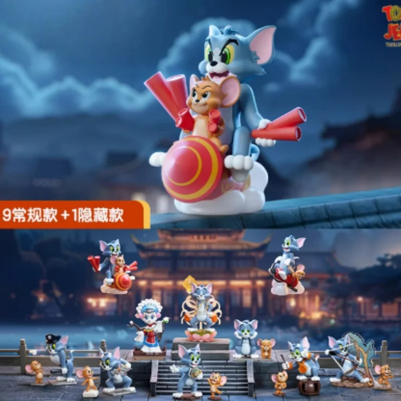 

Tom & Jerr Mystery Box Мини Слепая Коробка Пользовательский Подарочная Игрушка С Брелоком Джерри Аниме Фигурка Украшение Стола Праздничные Подарки