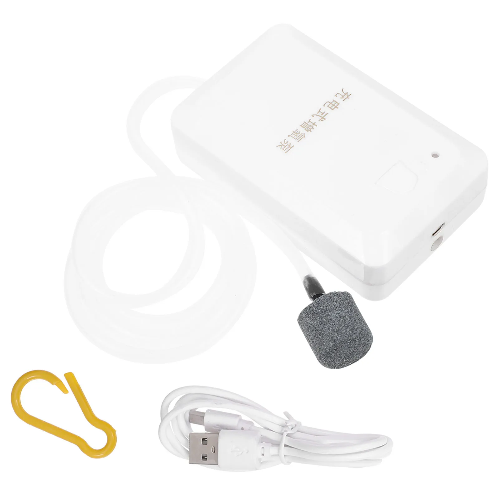

1 set Portable Oxygen Pump Aquarium Aerator White Plastic USB Oxygenator Fish Tank Necessity Aeration Air Pump