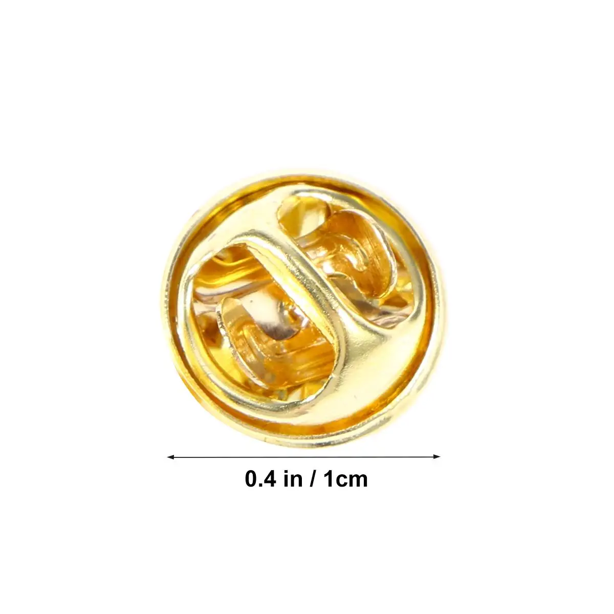

50 Pcs Butterfly Clutch Pin Backs Gold Caps Uniform Accessories Insignia Clutch Tie Tacks Badge Insignia Jewelry Parts