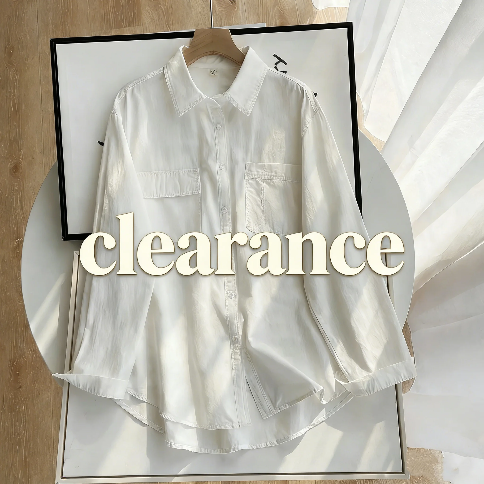 

Распродажа: Женская хлопковая белая рубашка оверсайз с рукавами «летучая мышь», карманами, отложным воротником, свободная повседневная офисная блузка, базовый топ