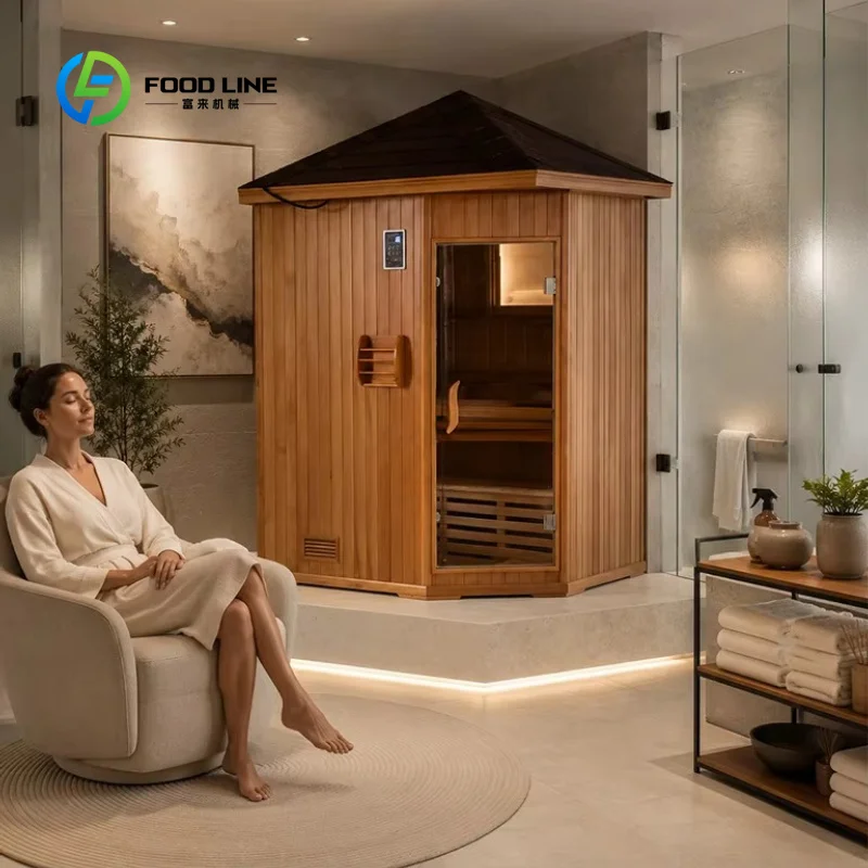 Customized Weatherproof Outdoor Far Infrared Sauna Backyard Relaxation Cabin for Home Garden Spa Daily Health Use Wholesale