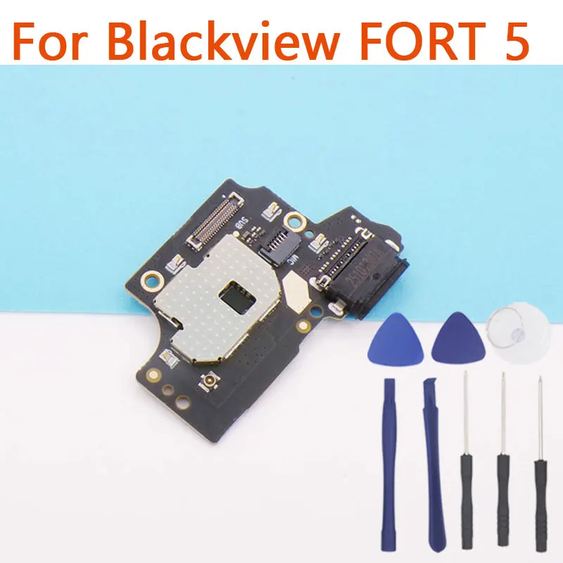 New Original Blackview Fort 5 USB Board Base Dock Charging Charge Port Board For Blackview Fort 5 Smart Phone