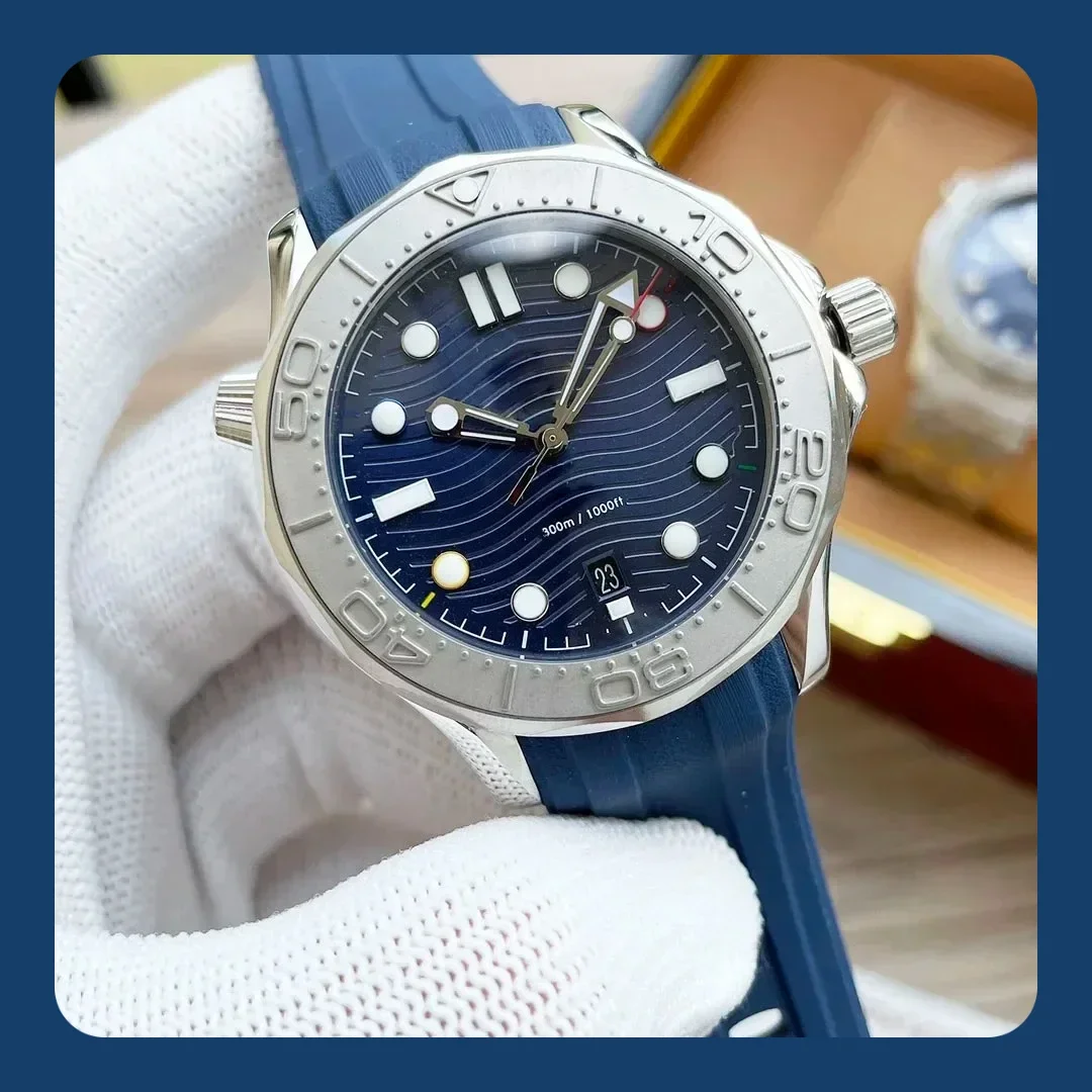 Heren automatisch mechanisch horloge waterdicht Lovers Dames Roestvrij staal silicagel kalender automatisch