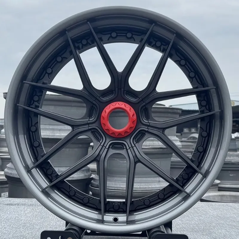 Custom 3 Piece Forged Center Lock Wheels 20 21 22 Inch 6061-T6 For Porsche 911 997 GT3 Turbo RS Deep Dish Alloy Car Wheel Rims