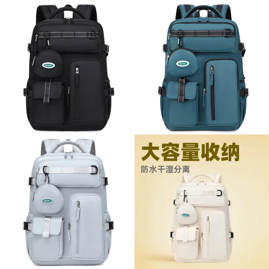 

【New style】- computer backpack universal business travel large-capacity multifunctional waterproof wet and wet separation stora
