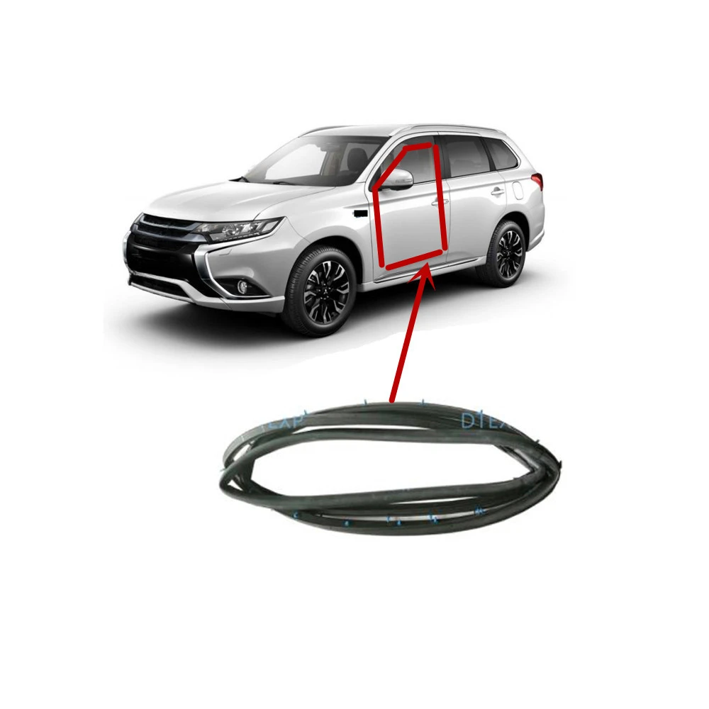 

1 Piece Door Rubber Inner for Outlander GF GG 5725A149 2013-2019 Rain Seal Strip for Airtrek Weather Proof on Car Frame