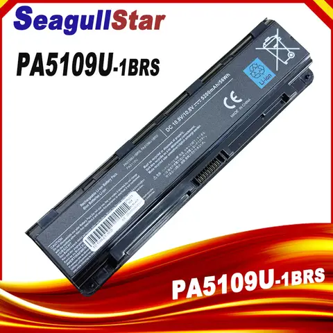 New 6 cells Laptop Battery PA5108U-1BRS PA5109U-1BRS PA5110U-1BRS For Toshiba C40 C45 C50 Satellite C55 C70 C75 series