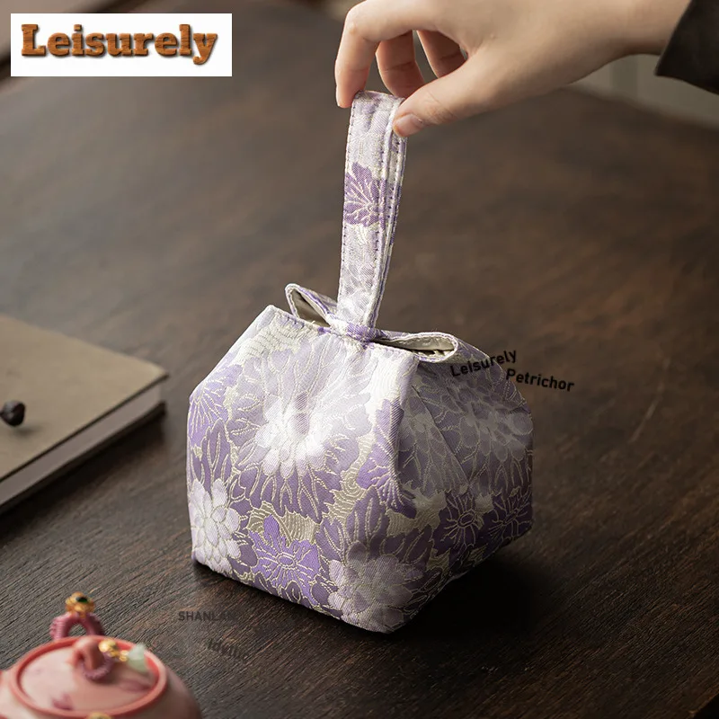 

Woven Cotton Tea Cozies Zen Insulated Teapot Hoppocket Tea Cozy For Teapot Portable Bag Travel Tea Set Bag Tea Ceremony Gift