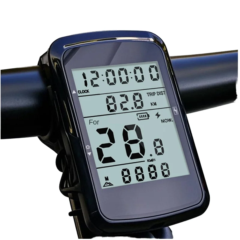 

STLF Waterproof Wireless GPS Cycling Computer with Odometer Speed Sensor and USB Recharging Functionality for Road and Mountain