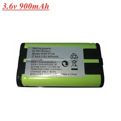 3.6V 900mAh Rechargeable Battery For Panasonic HHR-P104 HHR-P104A/1B HHRP104 Type 29 3*AAA NiMH 3.6V Home Phone Battery 1PCS