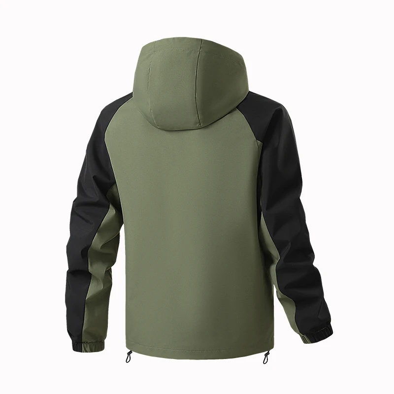 Neue Männer Outdoor-Jacken Männer Frühling lässig Kapuzen jacke Mäntel Herren Herbst wasserdichte Modemarke Wind breaker Jacken männlich 3xl