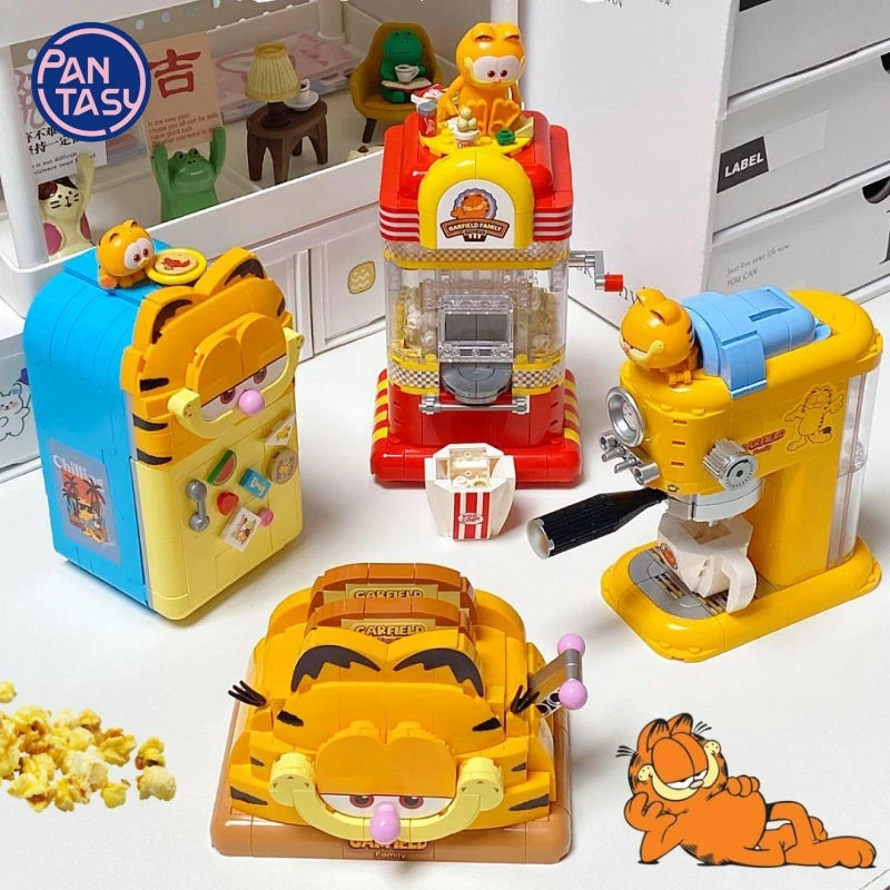 

Pantasy New Garfield, серия бытовой техники, строительные блоки, детские сборочные модели, коллекция игрушек, украшение для рабочего стола, подарки