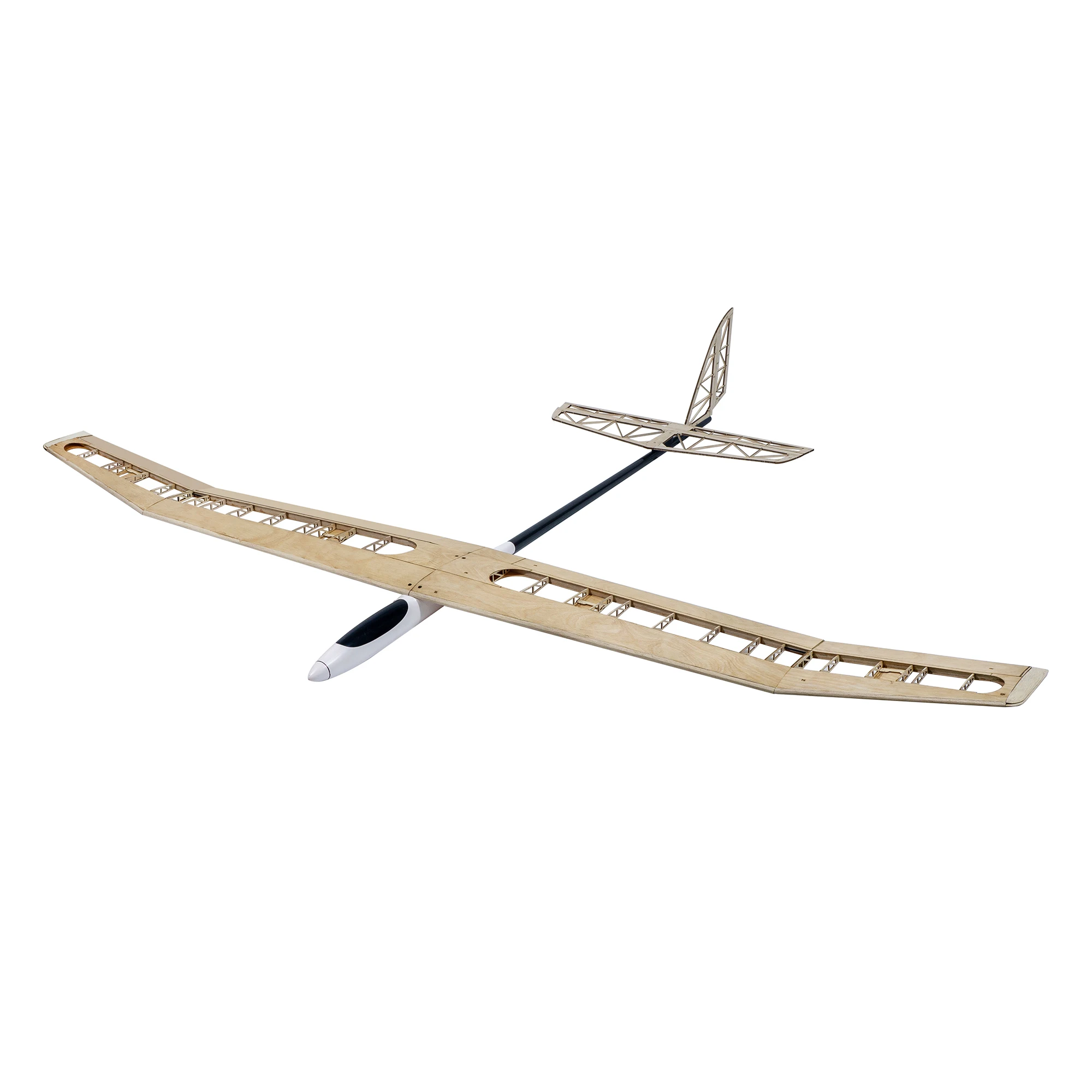 Professional 2000mm RC Glider Kit, Fiberglass Balsa Composite with Carbon Tail Boom for Slope Soaring and FPV Upgrade
