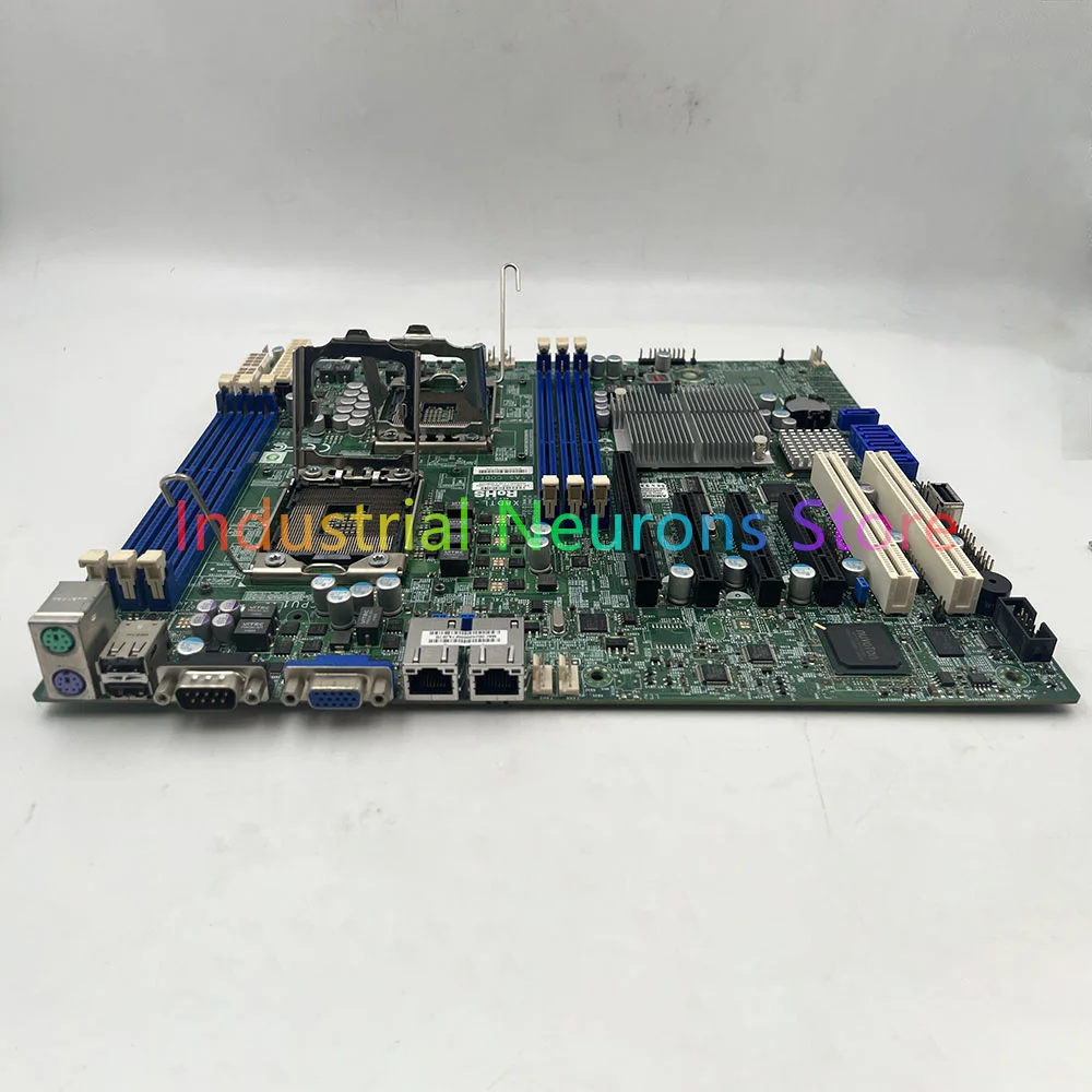 

Материнская плата рабочей станции с двумя серверными процессорами X58 LGA1366 поддерживает серию 56 X8DTL-I