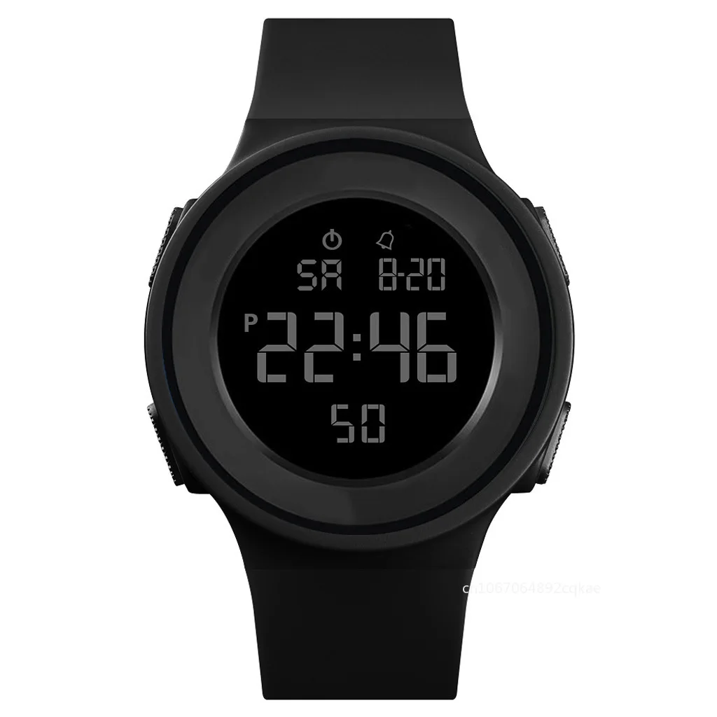 Relojes deportivos digitales LED para hombres, reloj de pulsera de silicona, alarma impermeable para exteriores, reloj electrónico de moda, nuevo