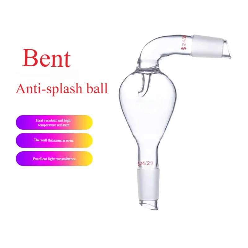 

1PCS Curved anti-splash ball anti-splash bottle 24-turn 24-port rotary evaporator