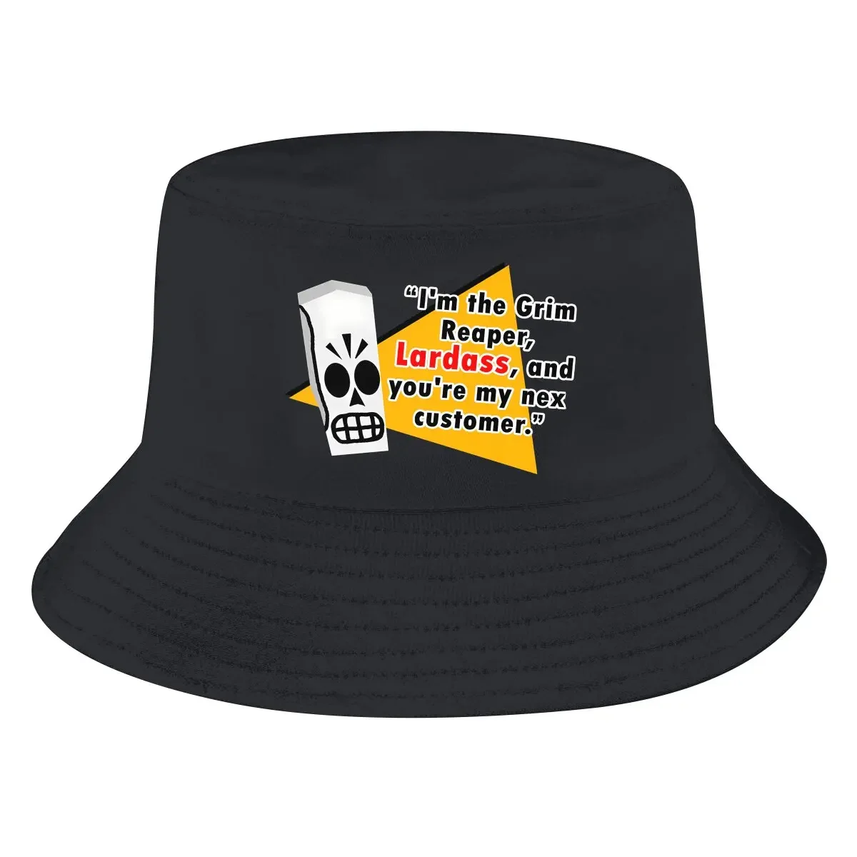 Grim Fandango Adventure Game Bucket Hat Manny Calavera Men's Women's Fisherman Cap Hip Hop Beach Sun Fishing Hats