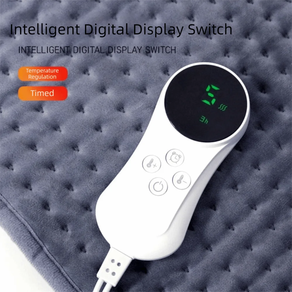 

EU Plug Electric Heating Waist Belt Portable Temperature Control Electric Thermal Blanket Adjustable Soft Heating Pad Office