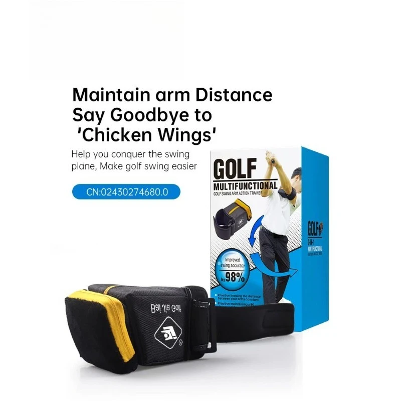

Golf Swing Arm Action Trainer Golf Swing Training Aid Position Correction Sports Supply Entertainment