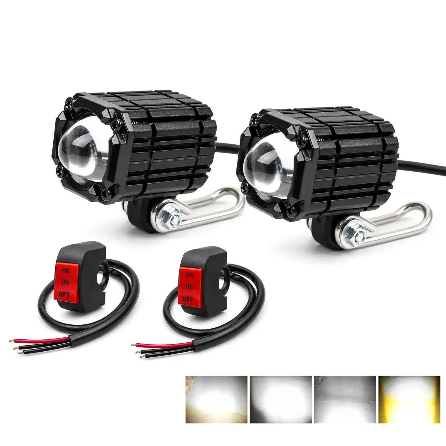 Motorcycle Headlight LED Auxiliary Fog Light 6000K Moto Driving car Fog Spot Head Light Lamp for for BMW R 1200 GS Adventure LC